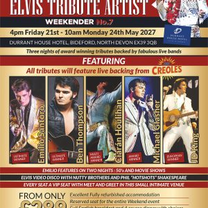 Ultimate Elvis Tribute Weekend No7 2027