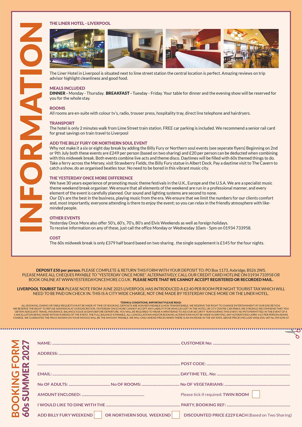 60s Summer Midweek Celebration 2027 - Image 2