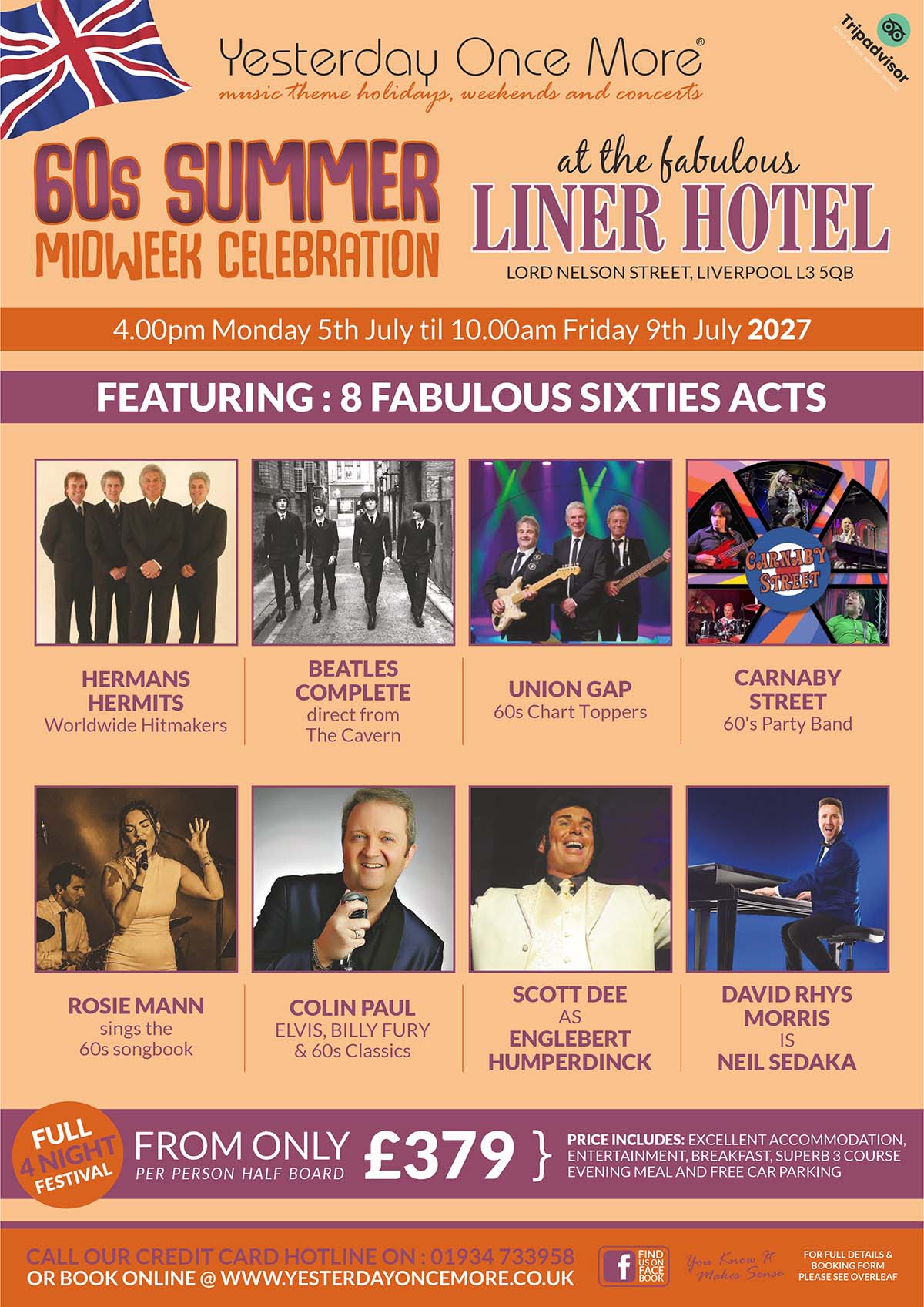 60s Summer Midweek Celebration 2027