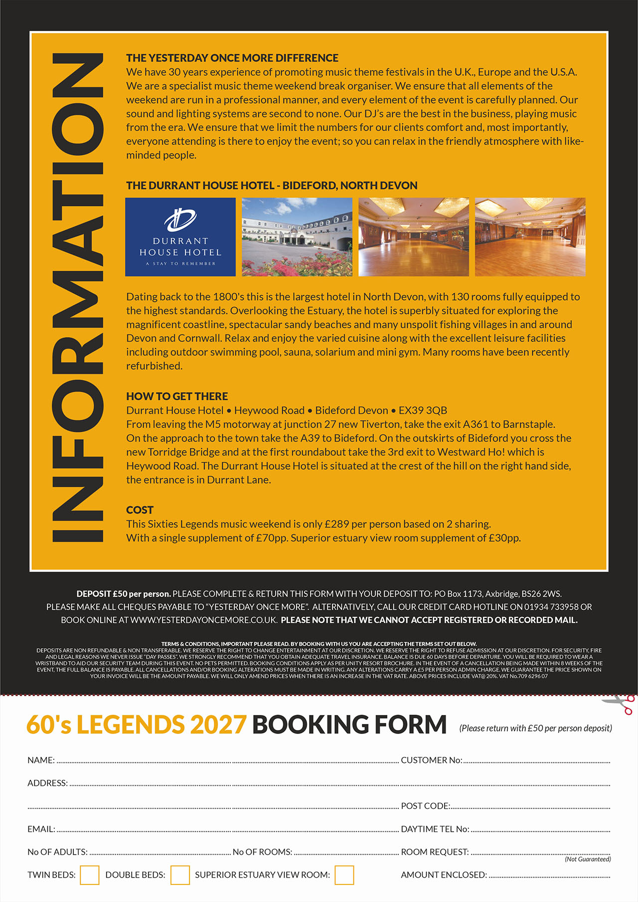 60s Legends Weekender 2027 - Image 2